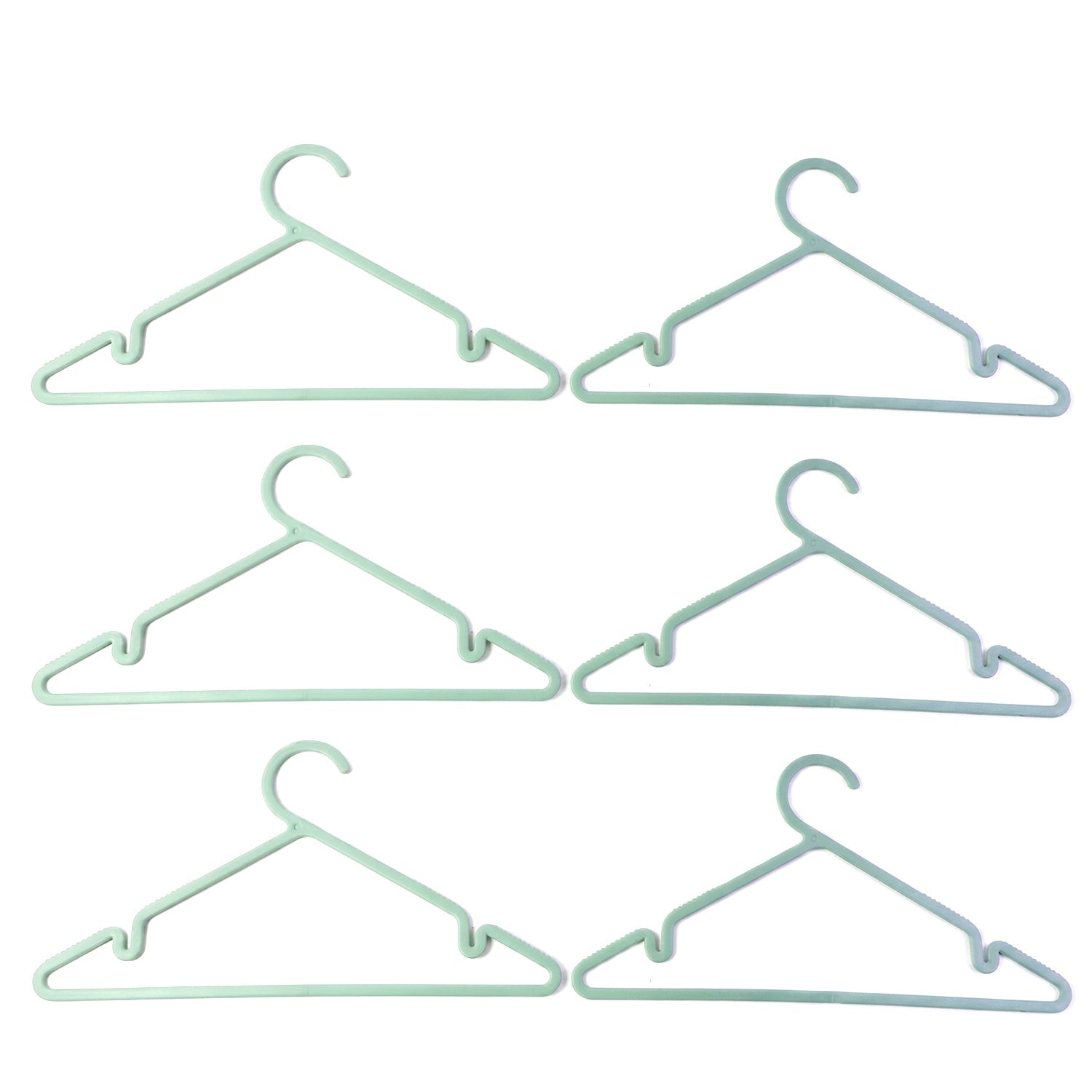 Plastic Clothes Hangers Non-Slip Design for Safe Grip and Organization - Back View