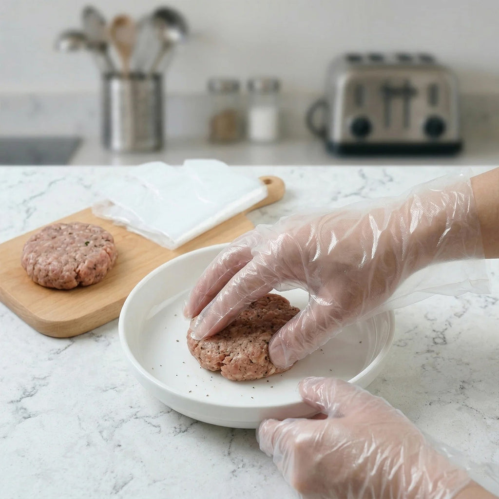 Disposable Gloves Hygienic & Practical for Kitchen, Cleaning - Detail View 8