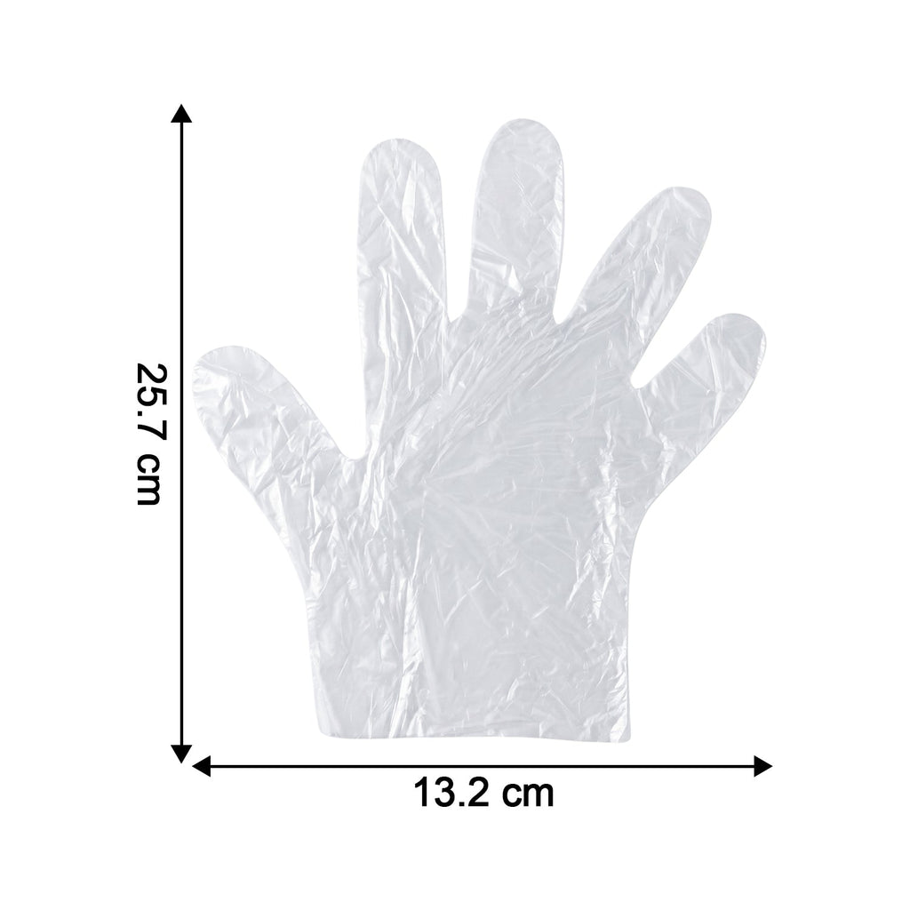 Disposable Plastic Gloves Food-safe 100-piece pack for hygiene - Detail View 6