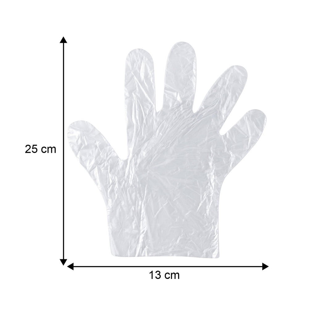Disposable Plastic Gloves Hygienic & Practical for Home & Commercial Use - Detail View 6
