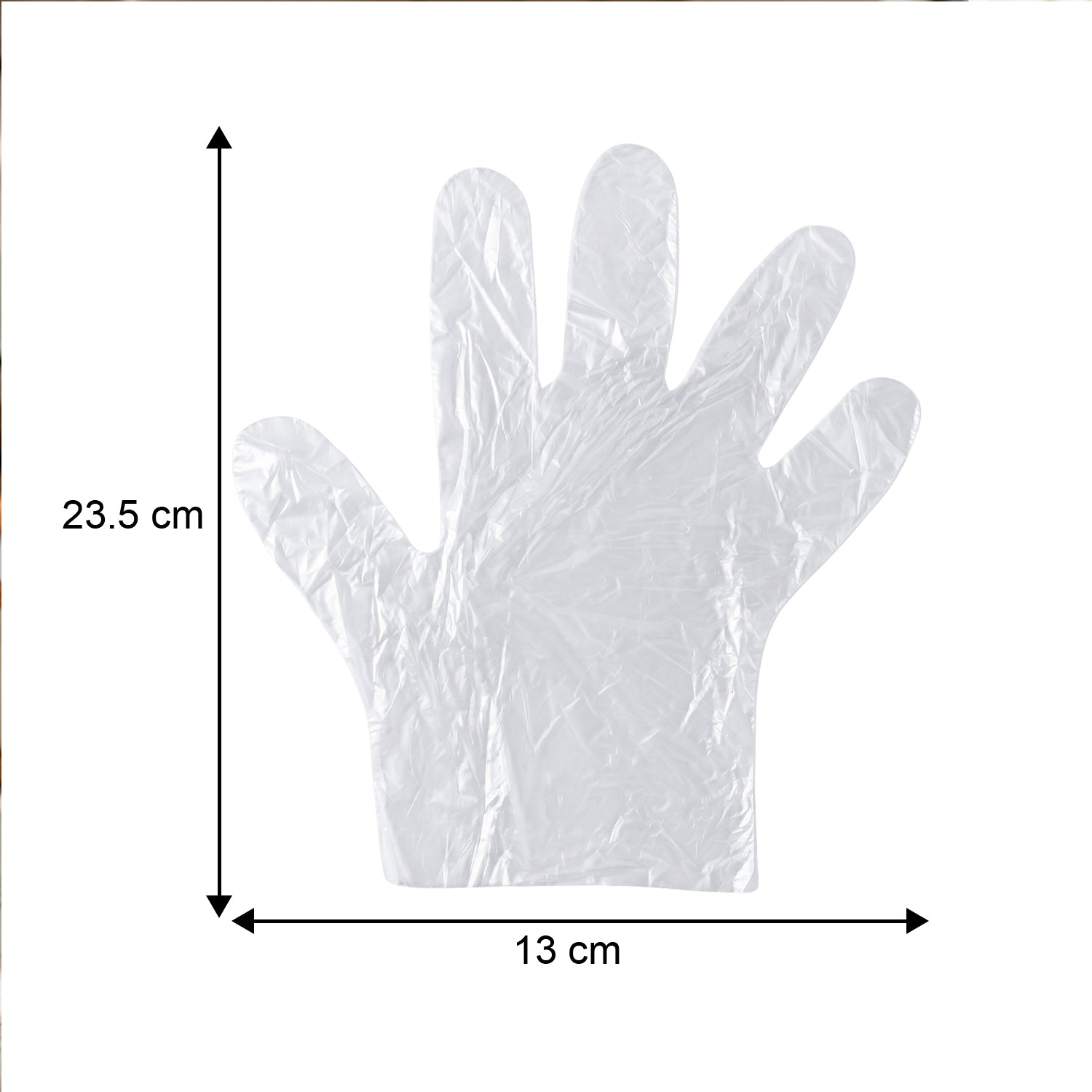 Disposable Plastic Gloves Hygienic & Single Use for Kitchen & Cleaning - Detail View 6