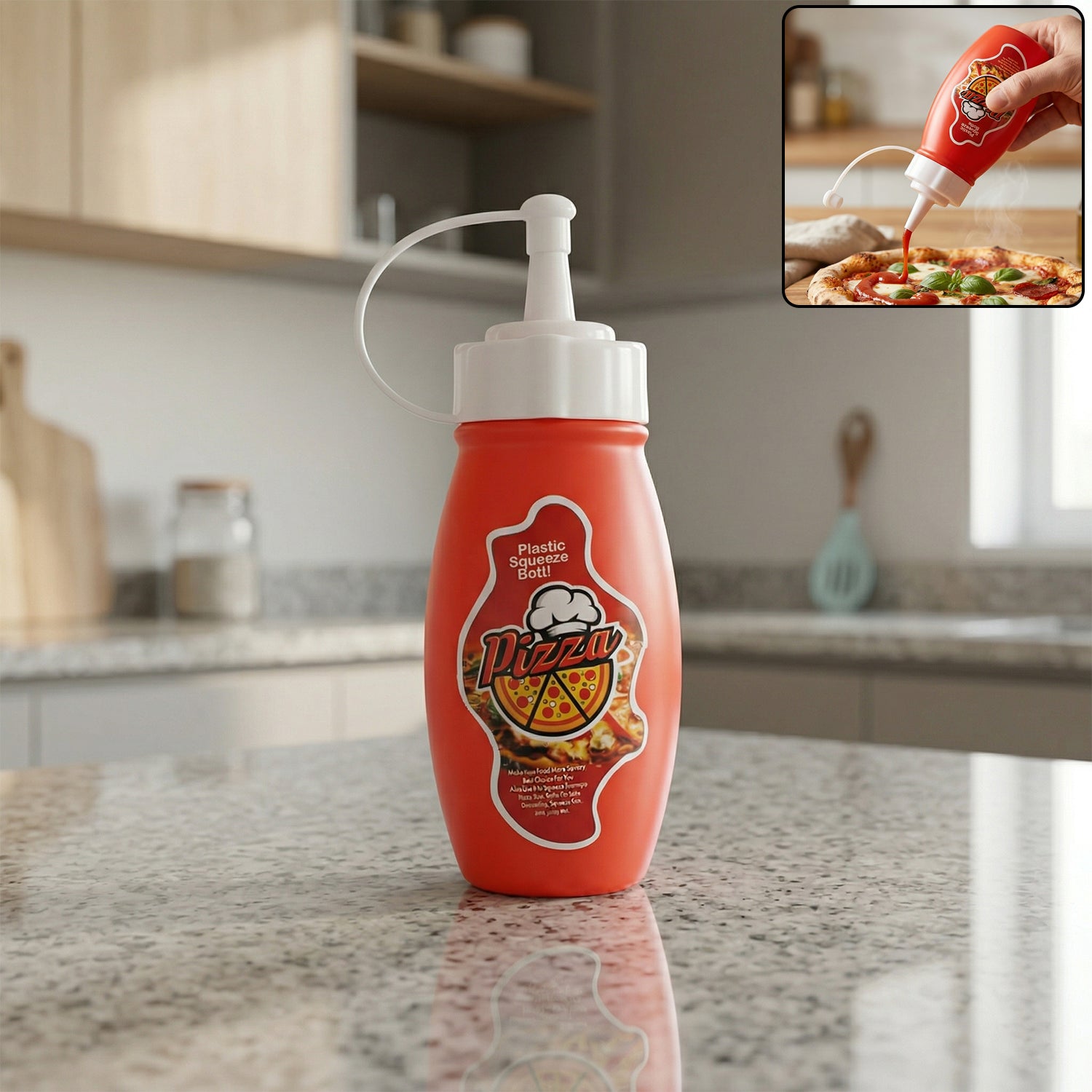 Small Plastic Squeeze Sauce Bottle Easy dispensing for condiments