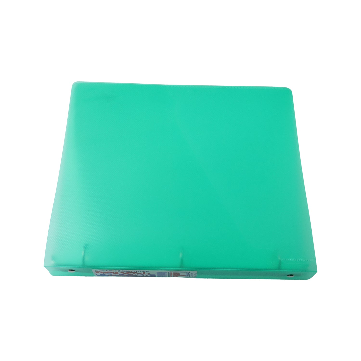 A4 Size Transparent Ring Binder Folder Durable for Document Organization - Back View