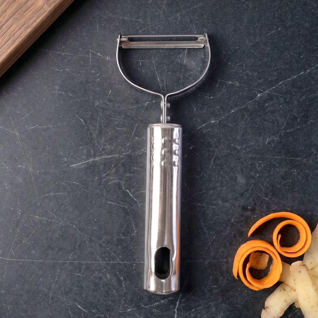 Stainless Steel Vegetable Peeler Effortless Food Prep Tool - Detail View 8
