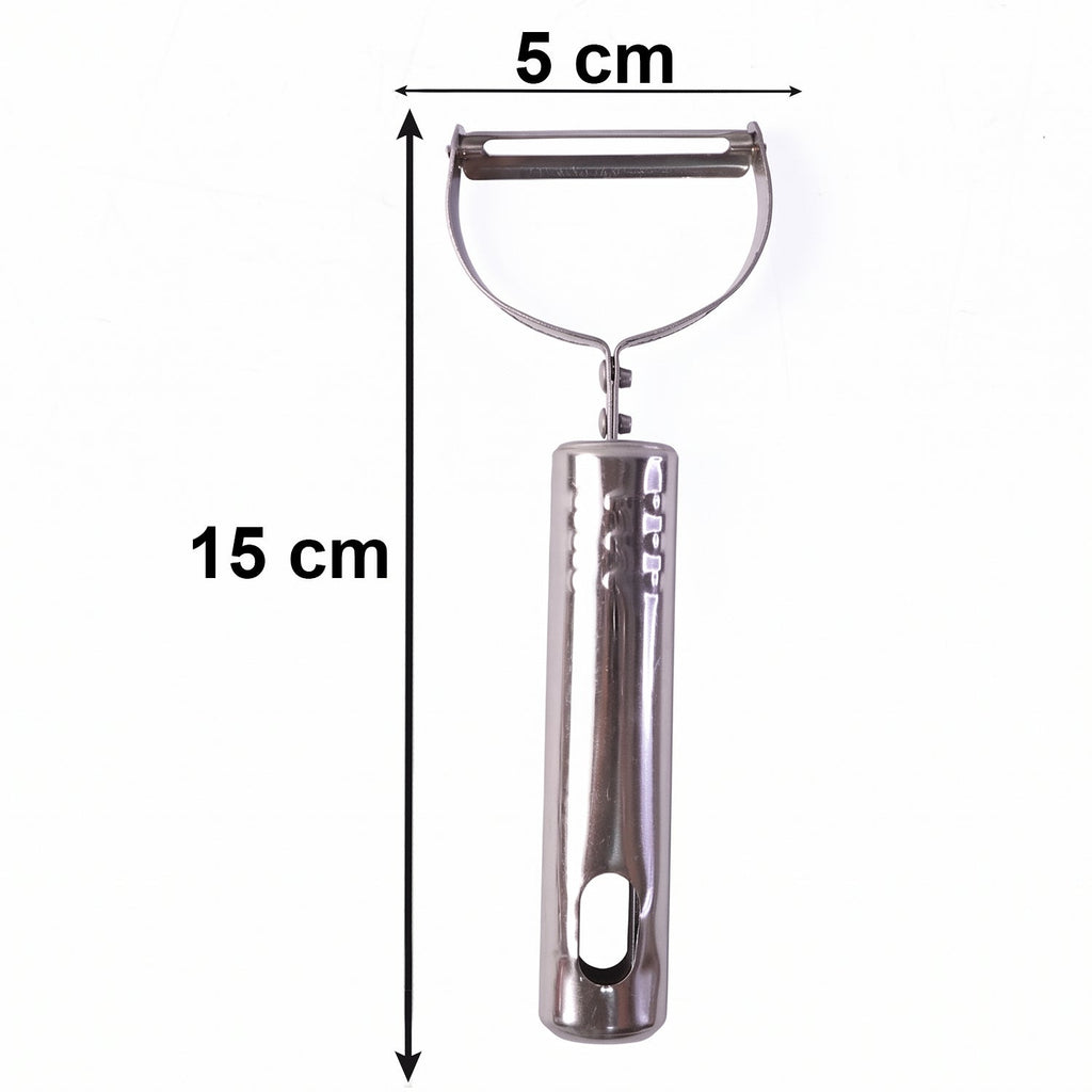 Stainless Steel Vegetable Peeler Effortless Food Prep Tool - Detail View 6
