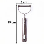 Stainless Steel Vegetable Peeler Effortless Food Prep Tool - Detail View 6