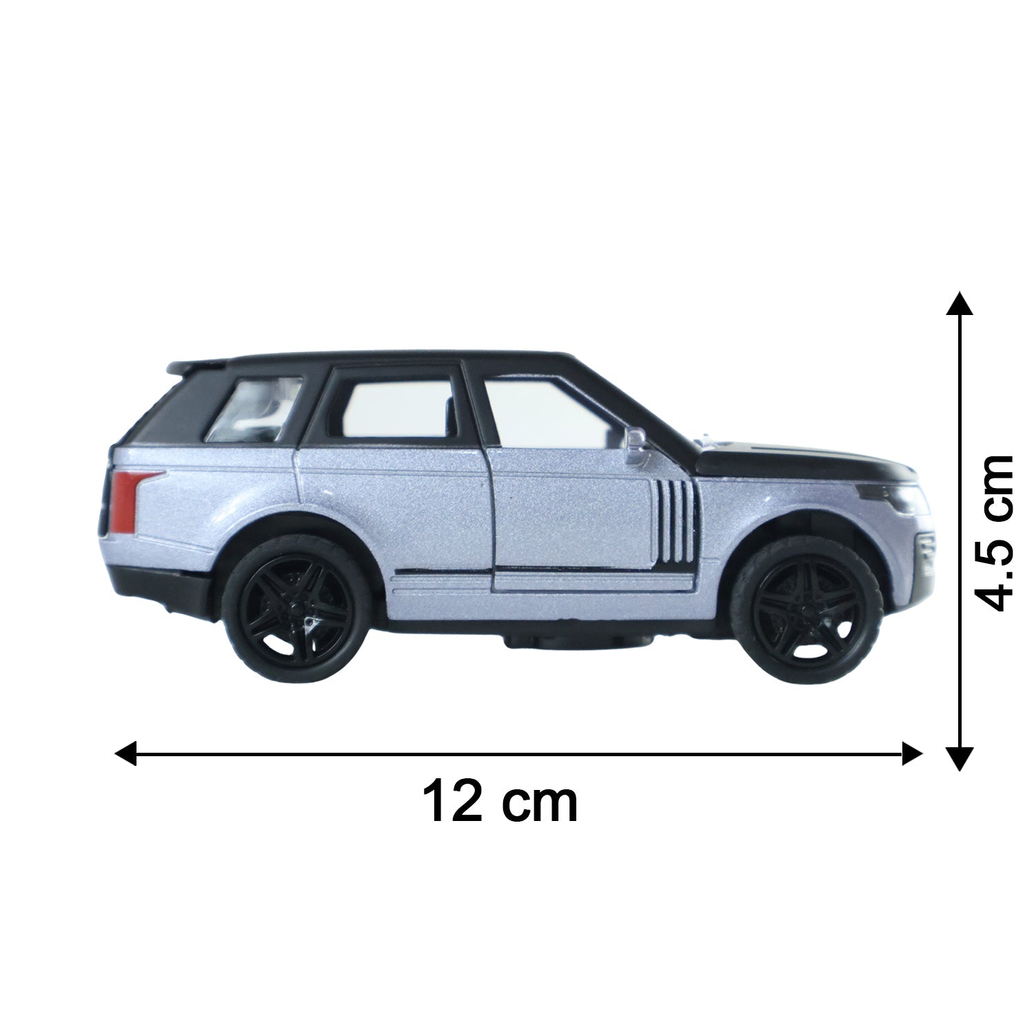 ALVENZA Light and Sound Metal Pull Back Car Toy, Die Cast SUV Model for Kids (1 Pc)