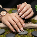 Press-On Nails Reusable False Nail Set with Strong Glue for Equally Glam Looks - Back View