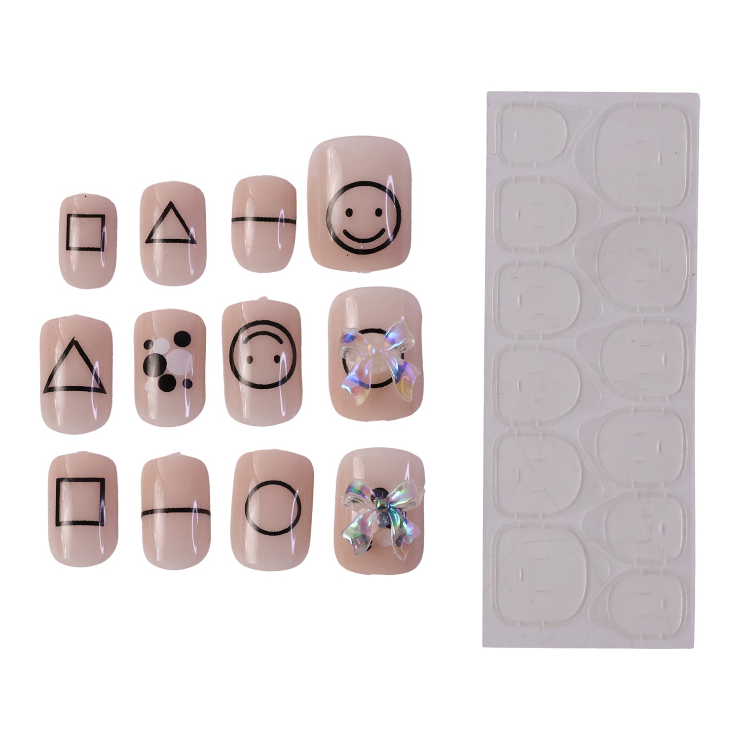 Press-On Nails Reusable False Nail Set with Strong Glue for Equally Glam Looks - Detail View 5