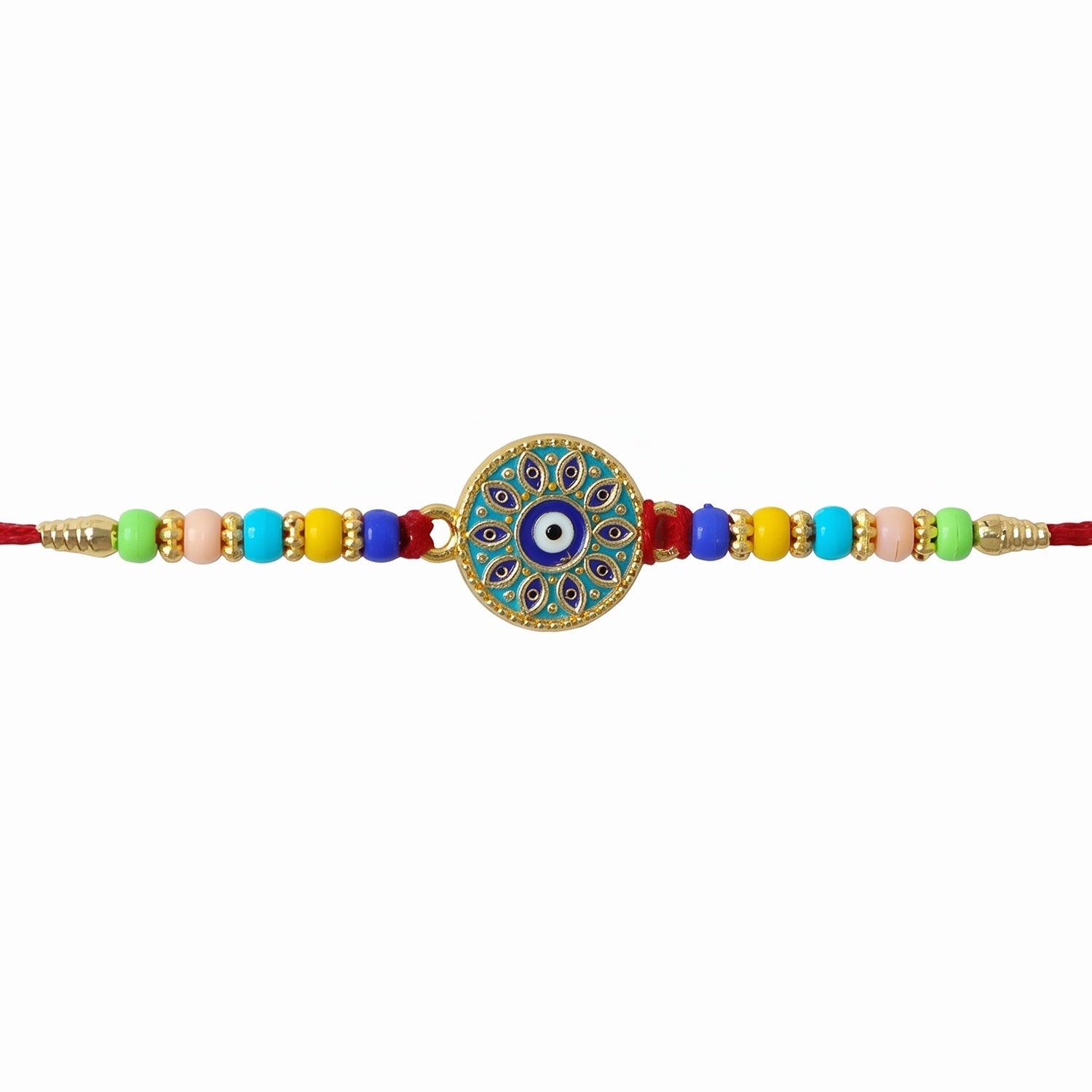 ALVENZA Evil Eye Mandala Rakhi – Symbol of Love and Protection