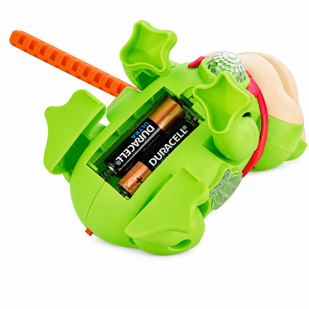 ALVENZA Pull-Along Frog Toy – Bright Lights & Engaging Music for Toddlers