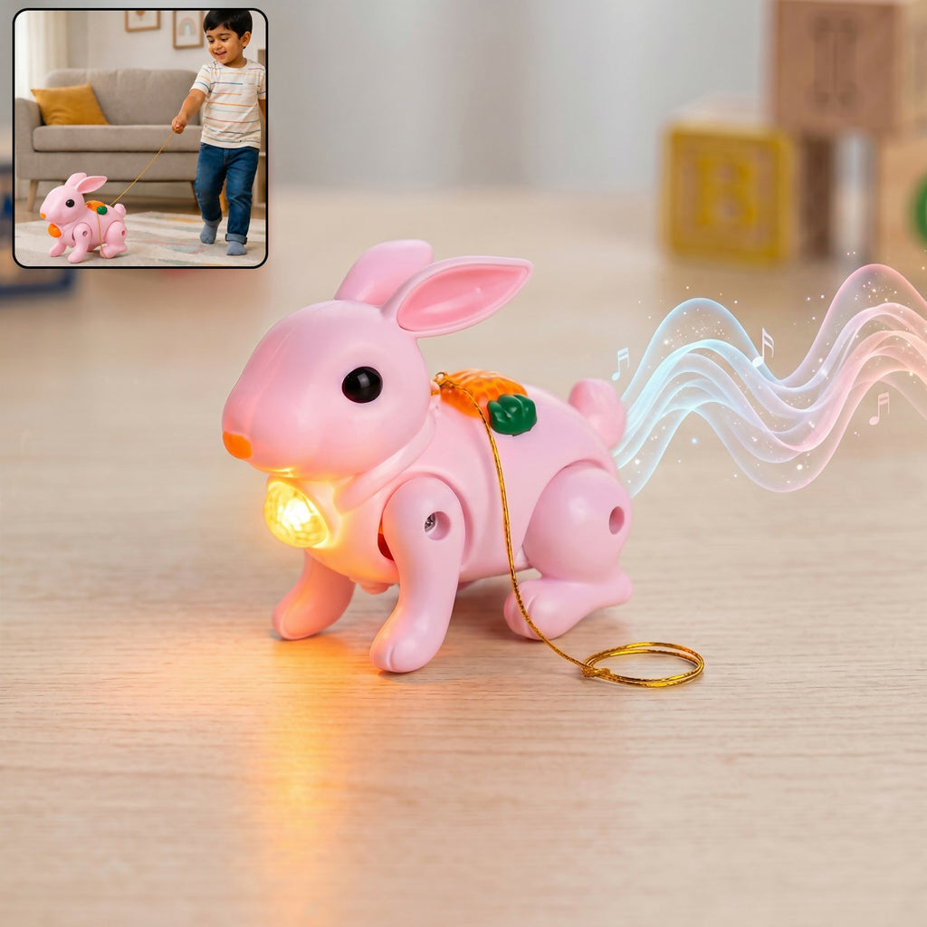 ALVENZA Crawling Rabbit Toy – Musical with Lights & Sounds for Kids