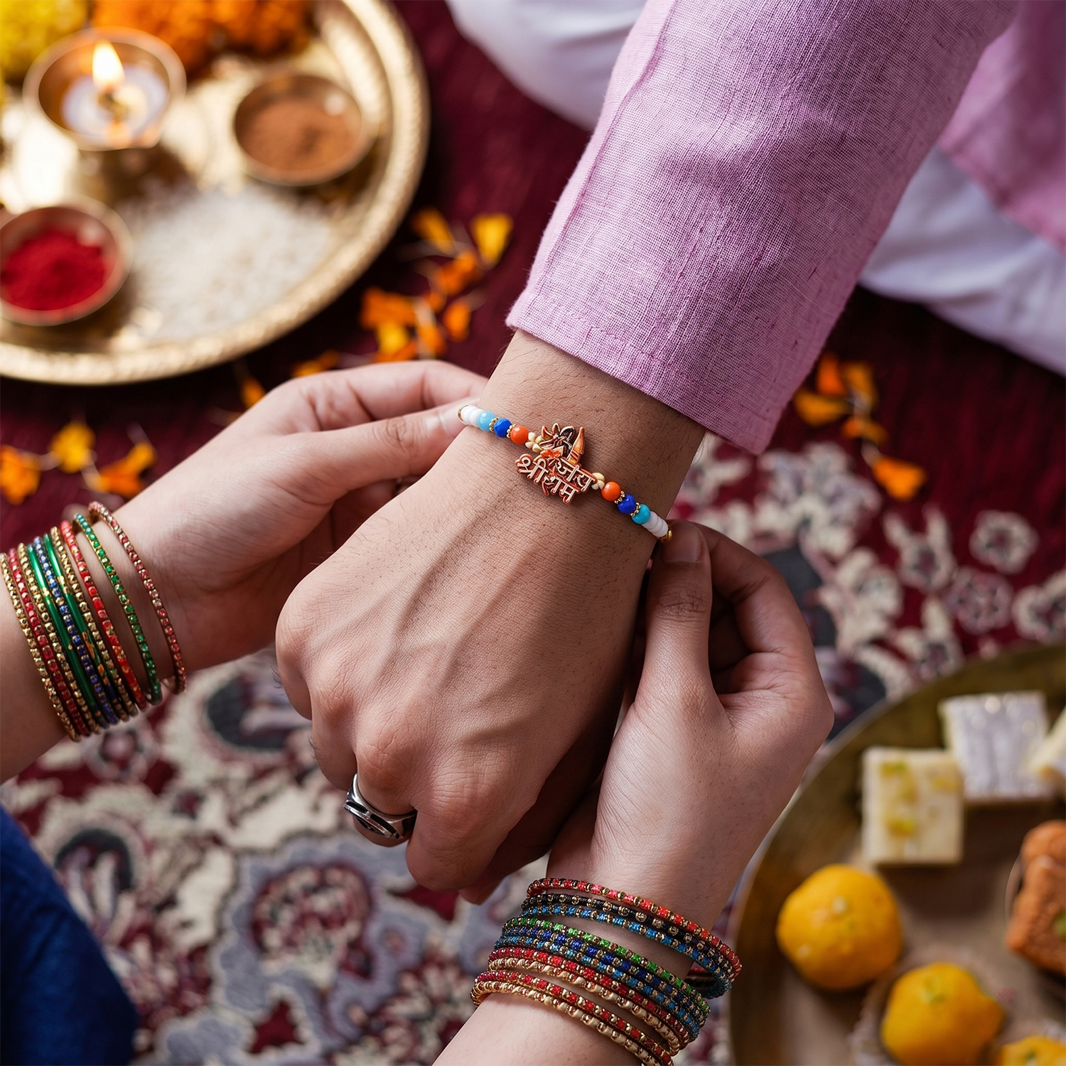 ALVENZA Jai Shri Ram Rakhi – Divine Blessings for Your Brother