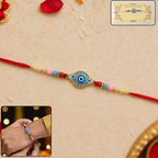 ALVENZA Evil Eye Rakhi – Stylish protection and good luck charm
