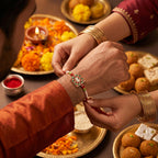 ALVENZA Rakhi – Traditional Pearl Beads Design for Raksha Bandhan