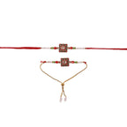 ALVENZA Rakhi – Traditional Pearl Beads Design for Raksha Bandhan