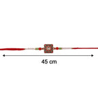 ALVENZA Rakhi – Traditional Pearl Beads Design for Raksha Bandhan