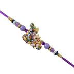 ALVENZA Bal Krishna Rakhi – Divine Cow & Beaded Tradition for Raksha Bandhan