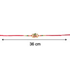 ALVENZA Shree Ram Rakhi, Spiritual Beaded Thread for Brother on Rakshabandhan