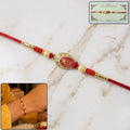 ALVENZA Traditional Rakhi – Elegant thread with decorative beads for Raksha Bandhan