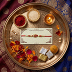 ALVENZA Traditional Rakhi – Elegant thread with decorative beads for Raksha Bandhan