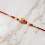 ALVENZA Traditional Rakhi – Elegant thread with decorative beads for Raksha Bandhan