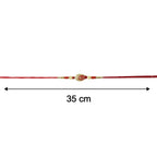 ALVENZA Traditional Rakhi – Elegant thread with decorative beads for Raksha Bandhan