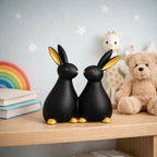 ALVENZA Rabbit Showpiece – Elegant Gold Accents & Modern Decor