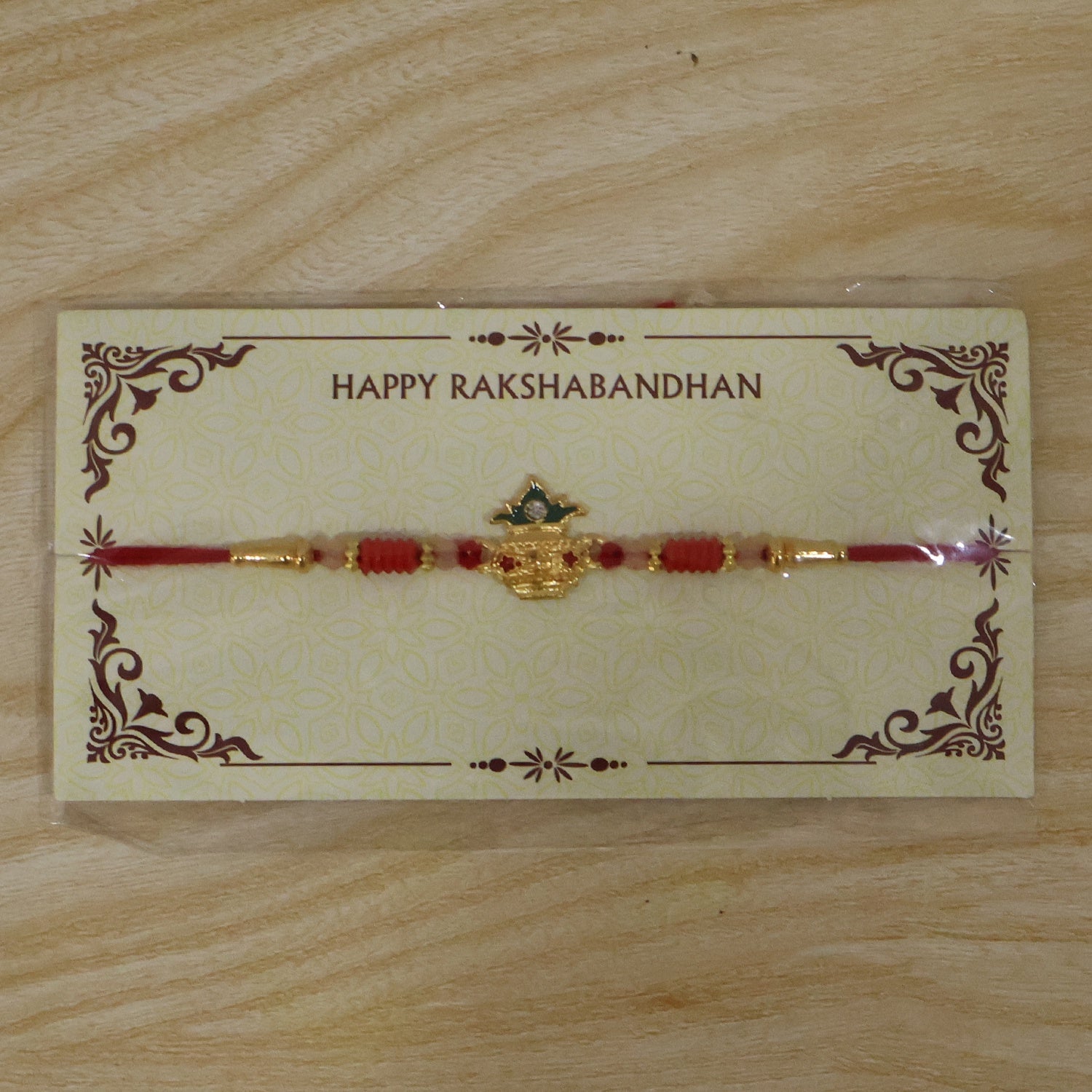 ALVENZA Sacred Kalash Rakhi – Traditional & Stylish for Raksha Bandhan