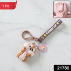 ALVENZA Cartoon Animal Silicone Keychain – Cute Rainbow Strap Accessory