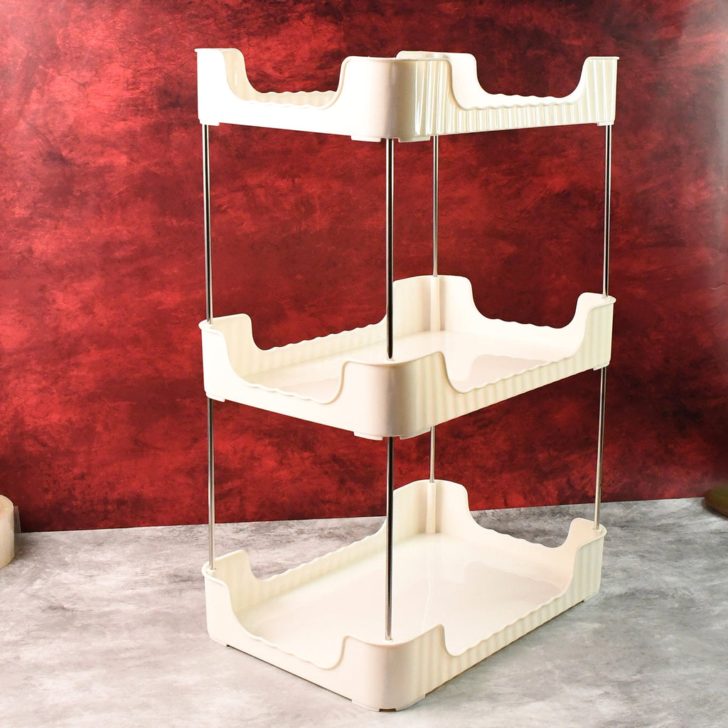 ALVENZA 3-Tier Storage Organizer Rack – Compact & Versatile Shelf