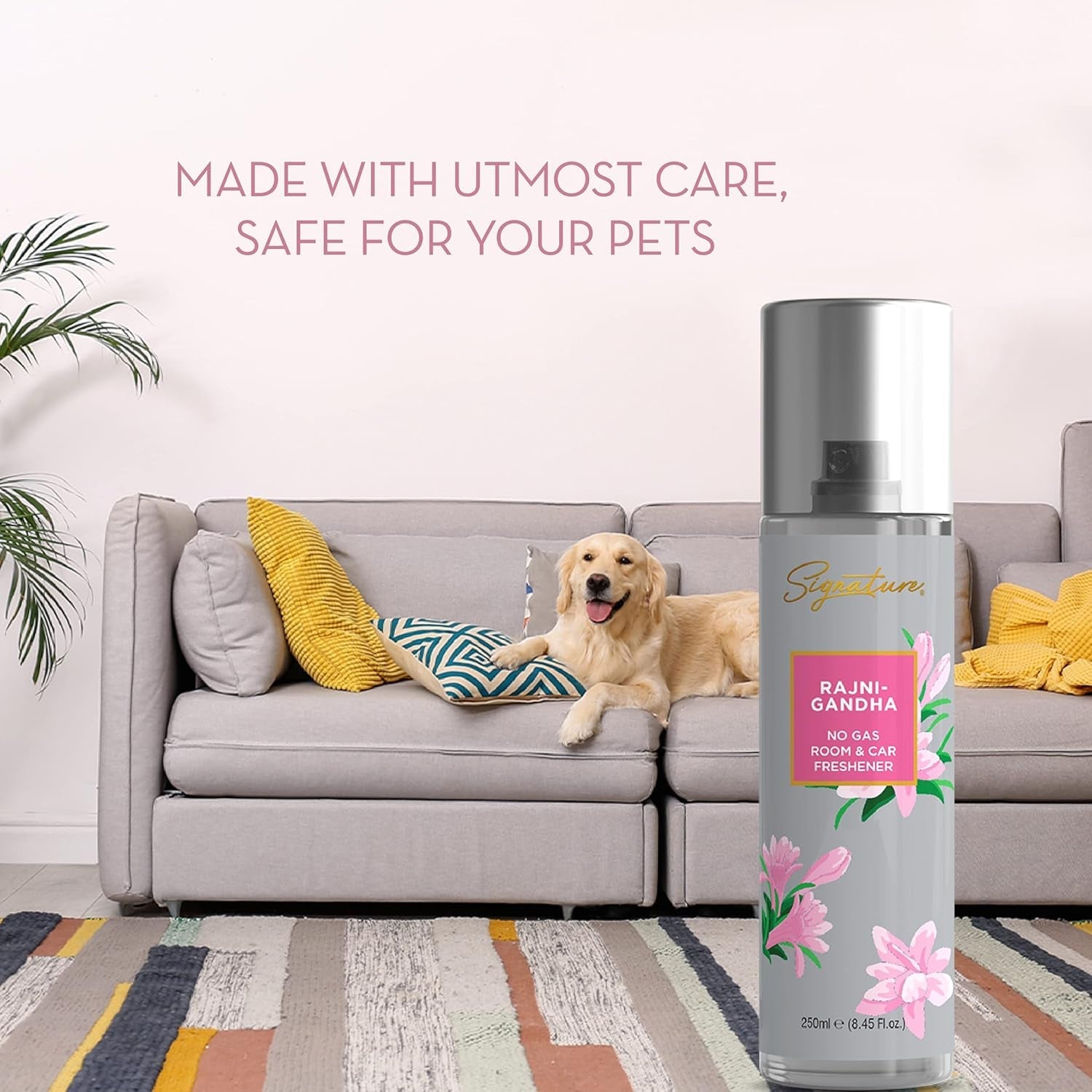 Rajnigandha Floral Room & Car Freshener Long-lasting & Eco-friendly - Detail View 7