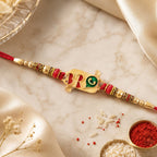 ALVENZA Bro Rakhi with Colorful Enamel, Stylish & Vibrant Protection