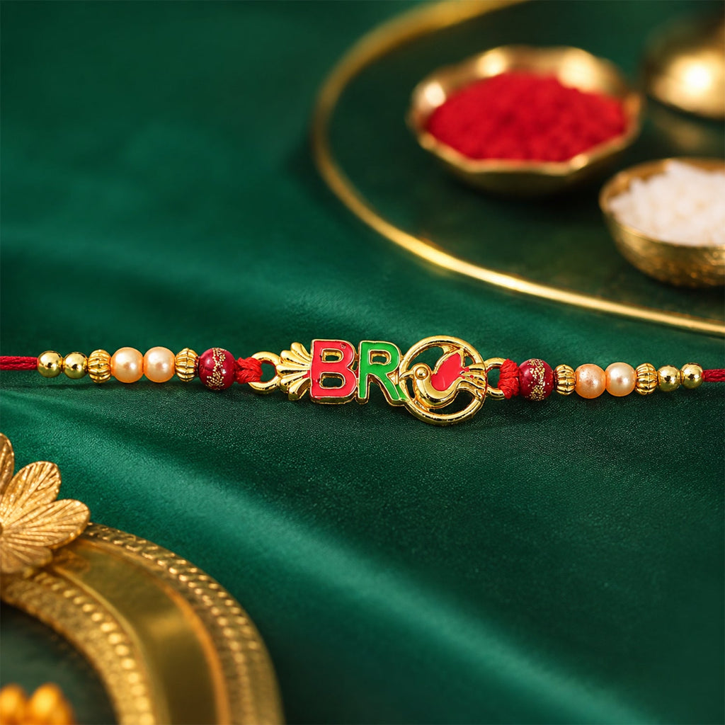 ALVENZA Bro Rakhi - Stylish Text Design for Raksha Bandhan