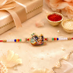 ALVENZA Shop Krishna Radha Rakhi Divine Spiritual Bond for Raksha Bandhan