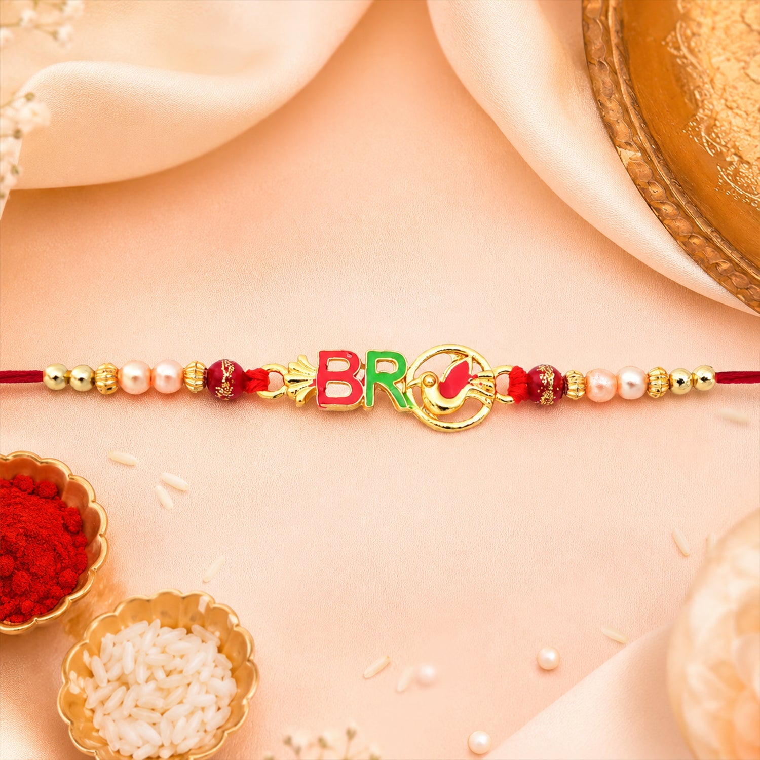 ALVENZA Bro Rakhi - Stylish Text Design for Raksha Bandhan