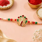ALVENZA Buy Om Ganesha Rakhi Traditional Beadwork for Brother