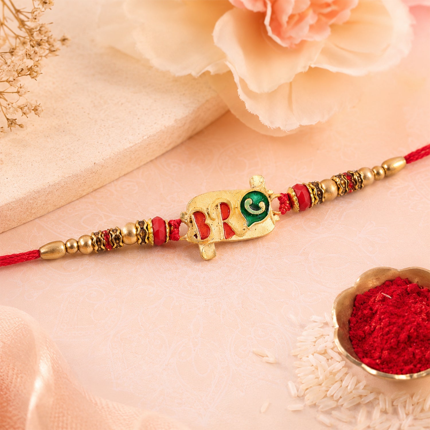 ALVENZA Bro Rakhi with Colorful Enamel, Stylish & Vibrant Protection