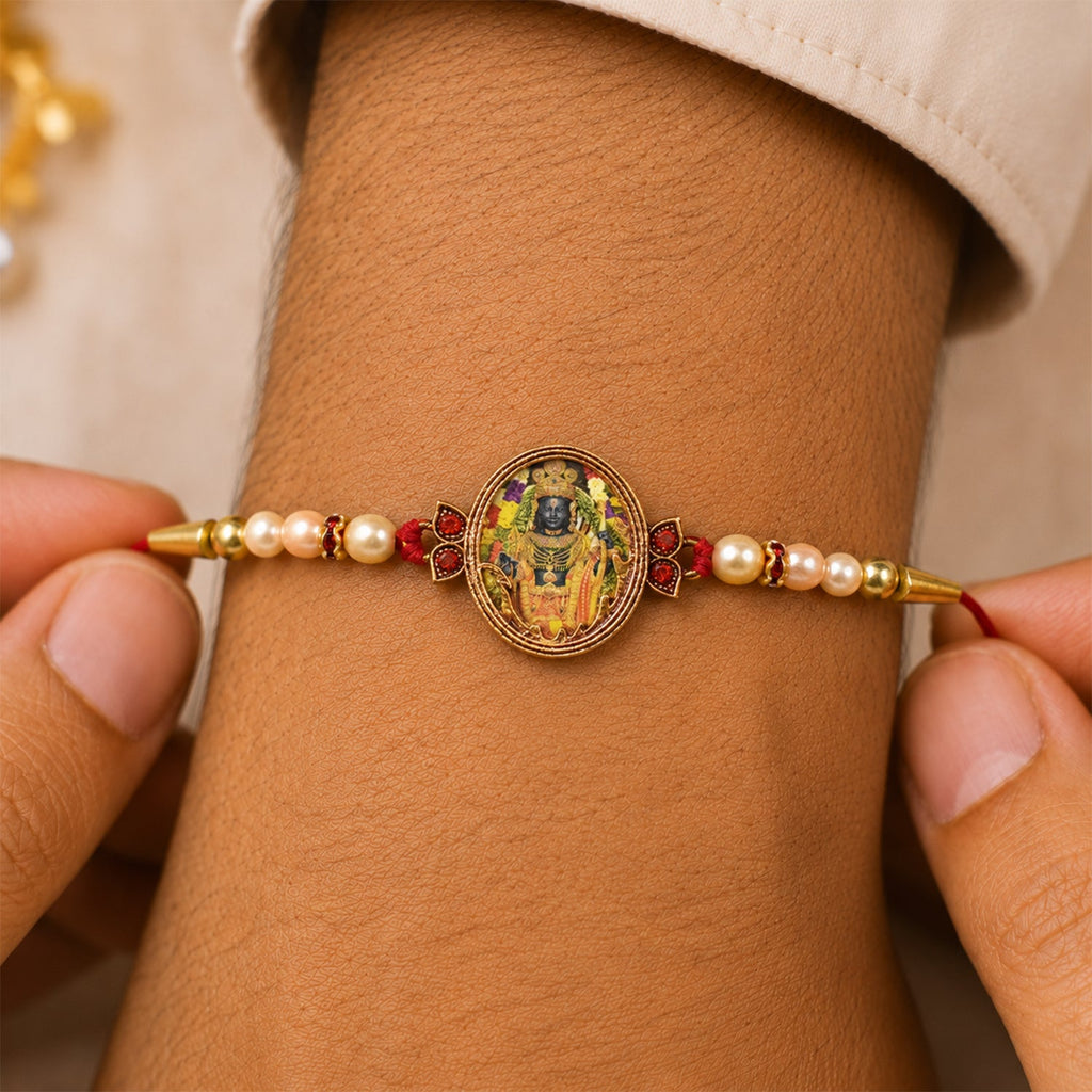 ALVENZA Maharashtrian God Motif Rakhi, Divine Protection & Blessings