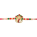 ALVENZA Buy Om Ganesha Rakhi Traditional Beadwork for Brother