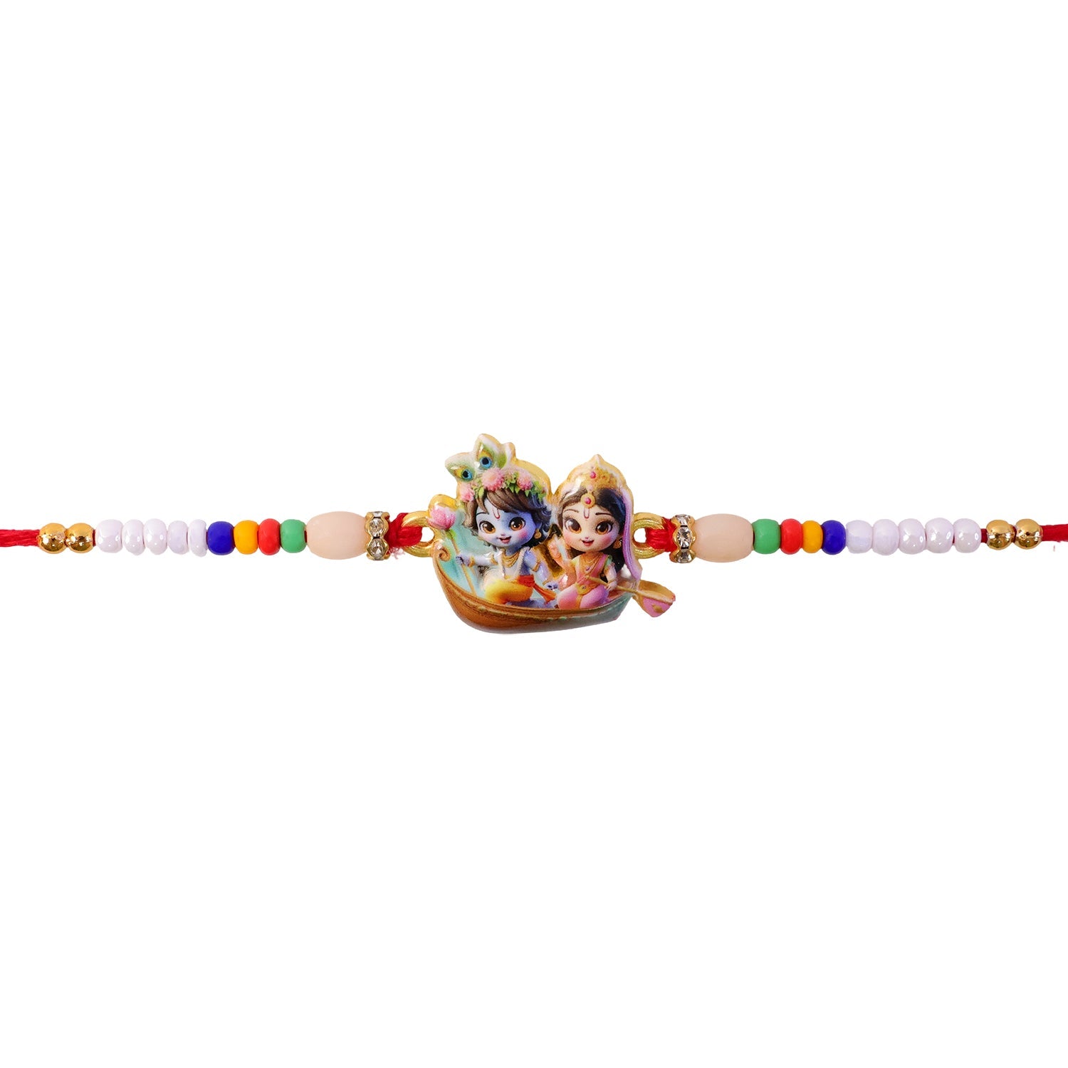 ALVENZA Shop Krishna Radha Rakhi Divine Spiritual Bond for Raksha Bandhan