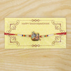 ALVENZA Shop Lord Krishna Radha Rakhi Devotional Gift for Brother
