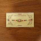 ALVENZA Rakhi – Elegant multicolor stone-studded designer bracelet for Bhai