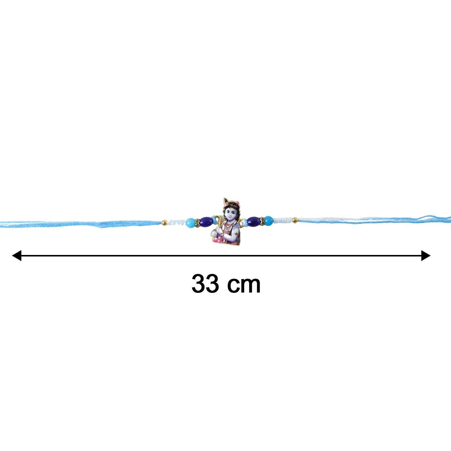 ALVENZA Spiritual Lord Krishna Rakhi – Beautiful & Durable Design for Raksha Bandhan
