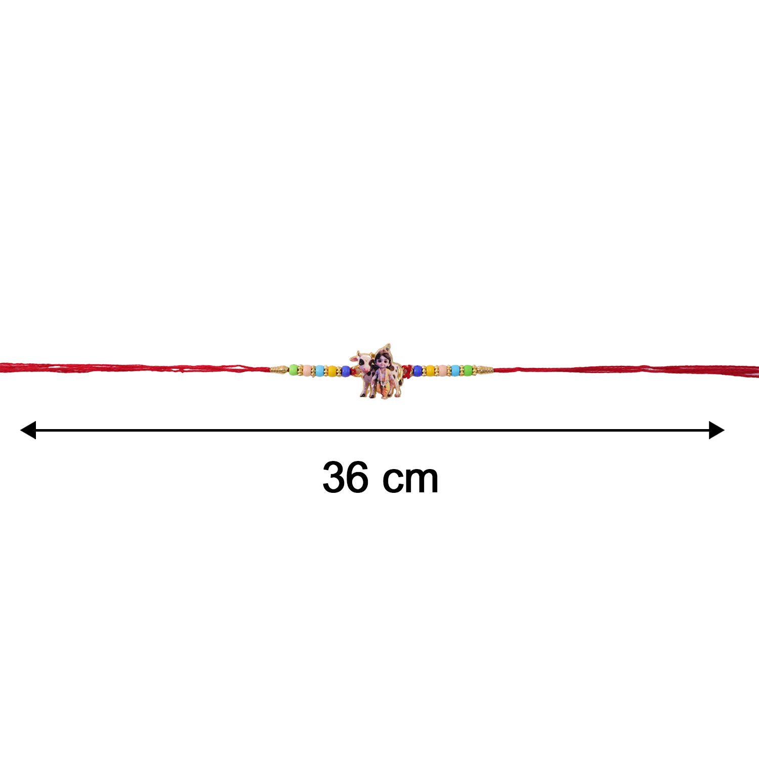 ALVENZA Lord Krishna Rakhi – Divine Protection & Traditional Charm