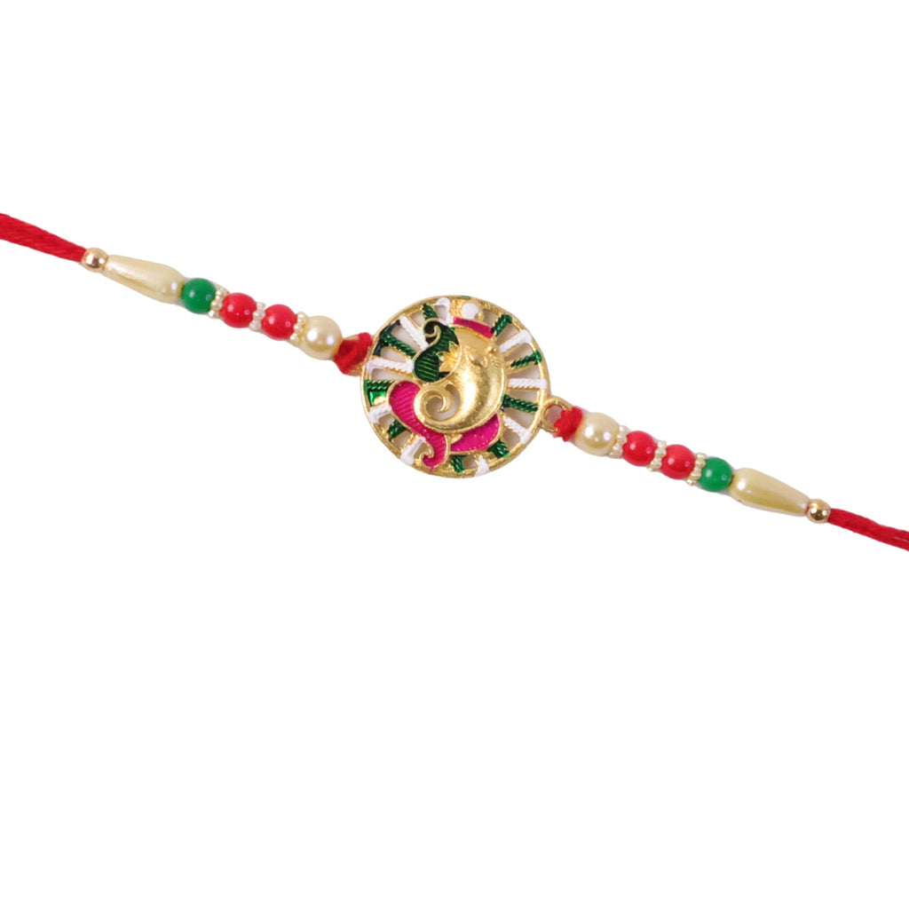 ALVENZA Ganesha Rakhi – Elegant spiritual design for Rakshabandhan