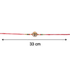 ALVENZA Divine Shivling Rakhi – Spiritual Beads & Traditional Design