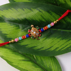 ALVENZA Cute Turtle Rakhi – Colorful Beads & Traditional Design for Rakshabandhan