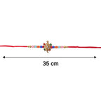 ALVENZA Cute Turtle Rakhi – Colorful Beads & Traditional Design for Rakshabandhan