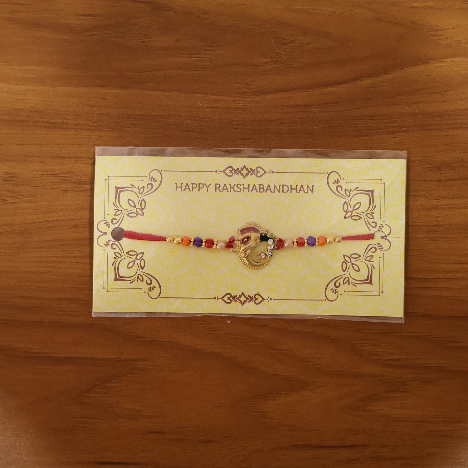 ALVENZA Rakshabandhan Rakhi – Traditional Threadwork with Elegant Design